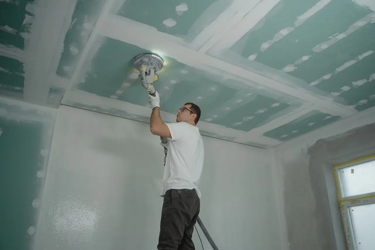 Drywall Ceiling Water Damage Repair in Freeport